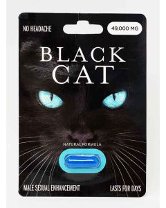 Black Cat 49000mg Male Enhancement Blue Pill - supplemynts.com