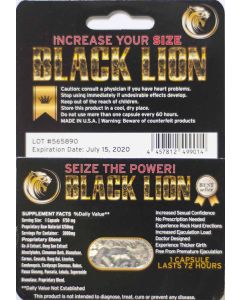 Black Lion Super Stamina 3000mg Pill No Headache - supplemynts.com