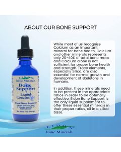 Bone Support Liquid Concentrate Mineral Blend 2oz Eidon Ionic Minerals - supplemynts.com