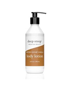 Brown Sugar Vanilla Body Lotion 10 Oz Gluten Free Vegan Deep Steep