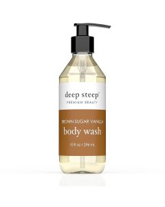 Brown Sugar Vanilla Body Wash 10oz Deep Steep Vegan Cruelty Free