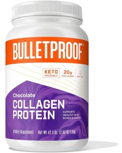 Bulletproof Keto Friendly Collagen Protein Powder Chocolate 42.3 Oz - supplemynts.com