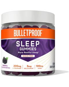 Bulletproof Sleep Gummies 60 Sugar Free Blackberry Flavor Supplement - supplemynts.com