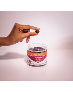 Bulletproof Sugar Free Immune 60 Gummies Raspberry Elderberry Flavored - supplemynts.com