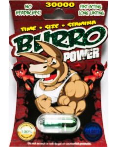 Burro Power 30000 Male Sexual Enhancer Green Pill - supplemynts.com