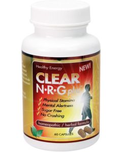 Clear NRG Plus Homeopathic Formula Sugar Free 60 Capsules