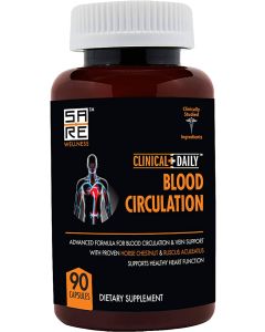 Clinical Daily Blood Circulation Horse Chestnut Herbal Support 90 Caps - supplemynts.com
