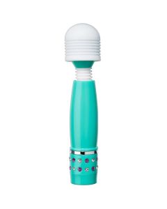 Cloud 9 Mini Flexible Wand W Silicone Head Jewels Teal - supplemynts.com