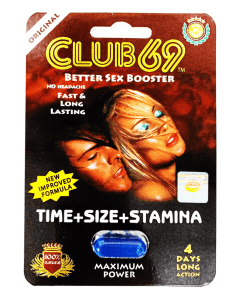 Club 69 Pill 1250mg Male Sexual Enhancer - supplemynts.com
