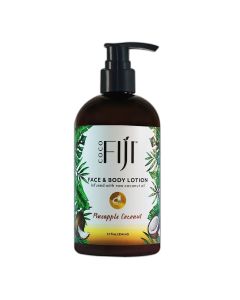 Coco Fiji Coconut Oil Infused Face Body Lotion Pineapple Coconut 12 Oz