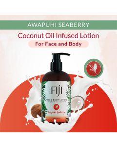 Coco Fiji Raw Organic Coconut Oil Infused Face Body Lotion 12 Oz