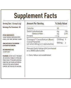 Cocoavia Cardio Health Dark Chocolate Flavor Vegan Powder Energy Boost - supplemynts.com