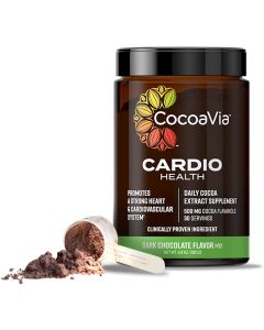 Cocoavia Cardio Health Dark Chocolate Flavor Vegan Powder Energy Boost - supplemynts.com