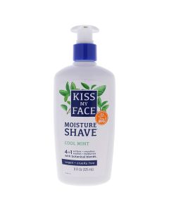 Cool Mint Moisture Shave 4 In 1 Botanical Blend 11 Oz Kiss My Face