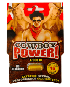 Cowboy Power 17000iu Extreme Sexual Performance Gold Pills - supplemynts.com
