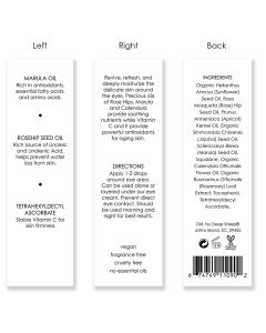 Deep Steep Anti Aging Eye Oil 0.5 Oz Fragrance Free Skin Care