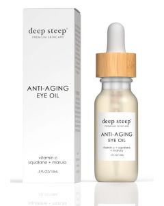 Deep Steep Anti Aging Eye Oil 0.5 Oz Fragrance Free Skin Care
