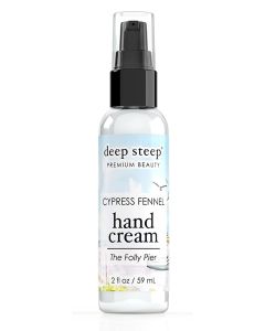 Deep Steep Cypress Fennel Vegan Hand Cream The Folly Pier 2 Oz