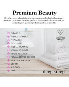 Deep Steep Gentle Clarifying Shampoo Daily Detox Vegan 17 Oz