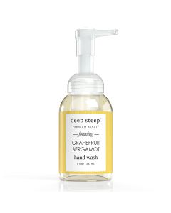Deep Steep Premium Beauty Grapefruit Bergamot Foaming Hand Wash 8 Oz