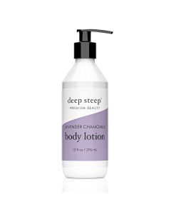 Deep Steep Premium Beauty Lavender Chamomile Body Lotion 10 Oz