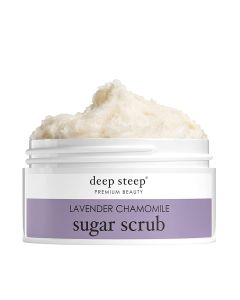 Deep Steep Premium Beauty Lavender Chamomile Sugar Scrub 8 Oz