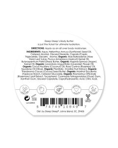 Deep Steep Premium Beauty Lavender Vanilla Vegan Body Butter