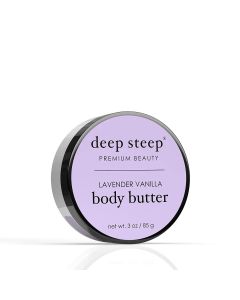 Deep Steep Premium Beauty Lavender Vanilla Vegan Body Butter