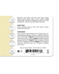 Deep Steep Premium Beauty Lemon Cream Liquid Vegan Hand Wash