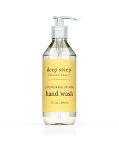 Deep Steep Premium Beauty Lemongrass Jasmine Liquid Hand Wash 10 Oz