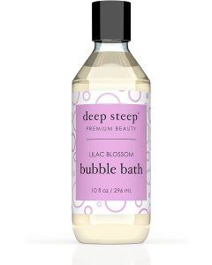 Deep Steep Premium Beauty Lilac Blossom Vegan Bubble Bath 10 Oz