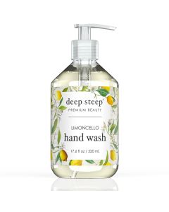 Deep Steep Premium Beauty Limoncello Liquid Hand Wash 17.6 Oz Vegan