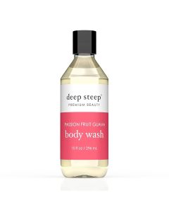 Deep Steep Premium Beauty Passion Fruit Guava Body Wash 10 Oz
