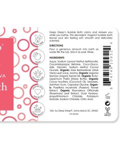 Deep Steep Premium Beauty Passion Fruit Guava Bubble Bath 10 Oz