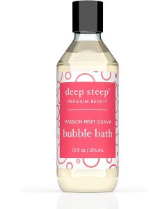 Deep Steep Premium Beauty Passion Fruit Guava Bubble Bath 10 Oz