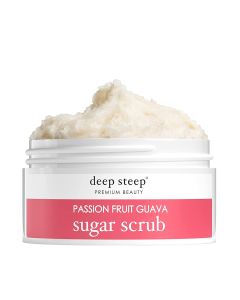 Deep Steep Premium Beauty Passion Fruit Guava Sugar Scrub 8 Oz