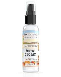 Deep Steep Premium Beauty Peach Praline Hand Cream 2 Oz Vegan