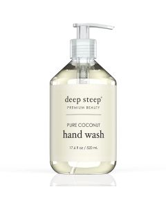 Deep Steep Premium Beauty Pure Coconut Hand Wash 17.6 Oz Vegan