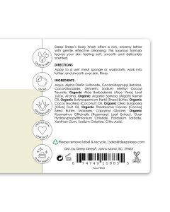 Deep Steep Premium Beauty Pure Coconut Vegan Body Wash