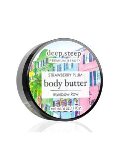 Deep Steep Premium Beauty Strawberry Plum Body Butter 6 Oz Rainbow Row