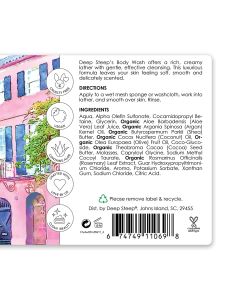 Deep Steep Premium Beauty Strawberry Plum Body Wash 17 Oz Rainbow Row