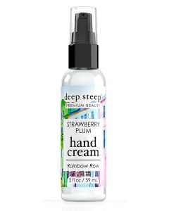 Deep Steep Premium Beauty Strawberry Plum Hand Cream 2 Oz Rainbow Row