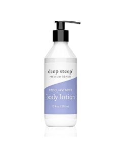 Deep Steep Premium Beauty Vegan Fresh Lavender Body Lotion 10 Oz