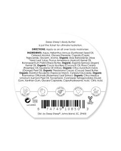 Deep Steep Premium Beauty Vegan Lemon Cream Body Butter