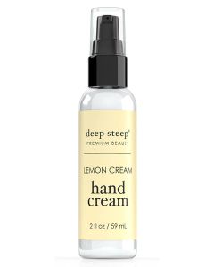 Deep Steep Premium Beauty Vegan Lemon Cream Hand Cream 2 Oz
