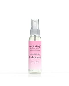 Deep Steep Premium Beauty Vegan Rosewater Aloe Dry Body Oil 2 Oz
