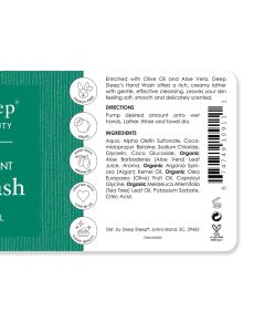 Deep Steep Premium Beauty Vegan Tea Tree Mint Liquid Hand Wash - supplemynts.com