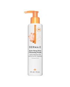 Derma E Acne Deep Pore Cleansing Wash Active Salicylic Acid 6 Oz Vegan