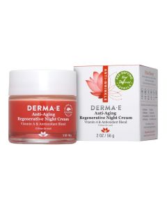 Derma E Anti Aging Regenerative Night Cream Vegan 2 Oz Firming