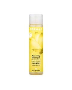 Derma E Restoring Shampoo Volume Shine 10 Oz Lemongrass Vegan